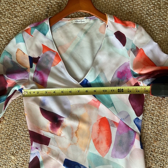 Robert Graham Olivia abstract dress size 2 - Picture 5 of 7